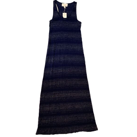 NWT Two by Vince camuto navy metallic maxi dress - Picture 8 of 12